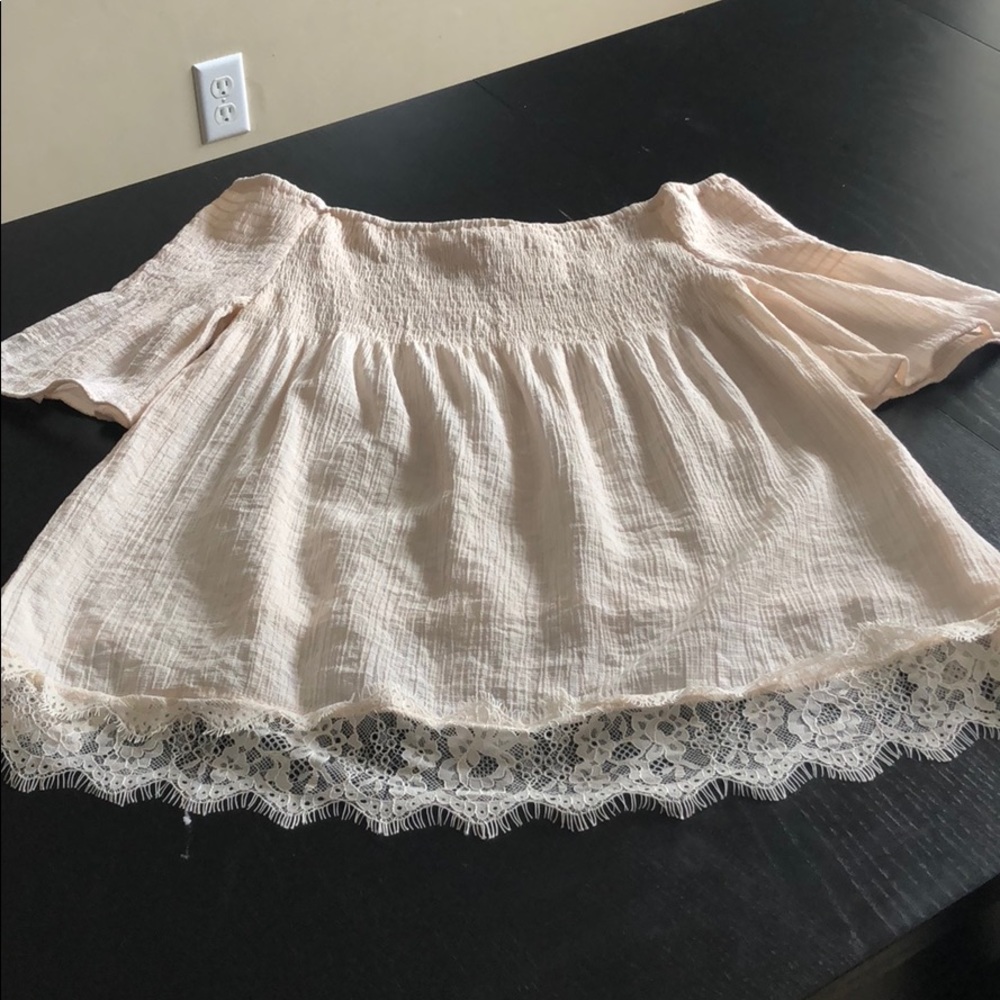 Off the shoulder shirt